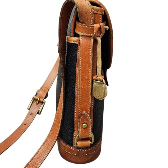 Dooney & Bourke All Weather Leather Spectator Bag Vintage Crossbody Bag - Picture 14 of 16